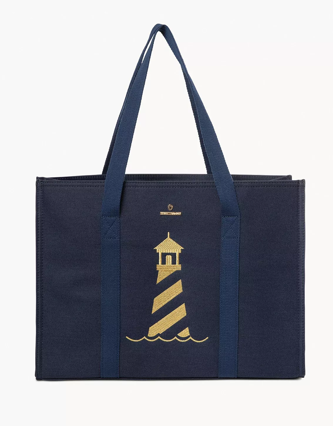 Navy Carry All Tote Lighthouse