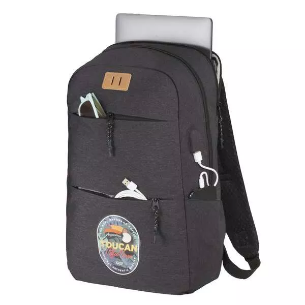 NBN Linden 15" Computer Backpack- Gray- PCNA 3850-21