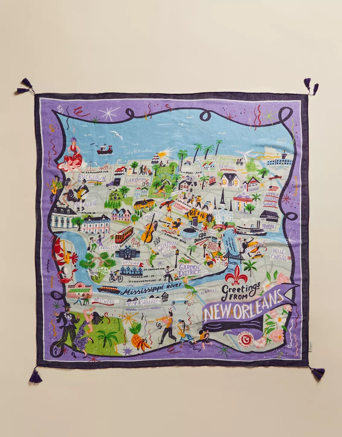 New Orleans Square Scarf