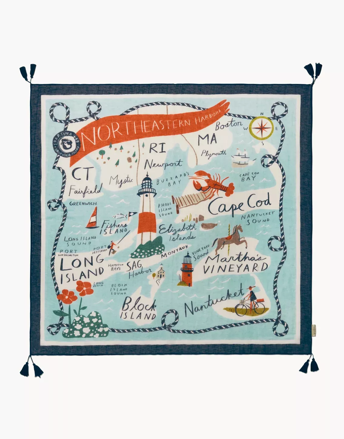 Northeastern Harbors Scarf