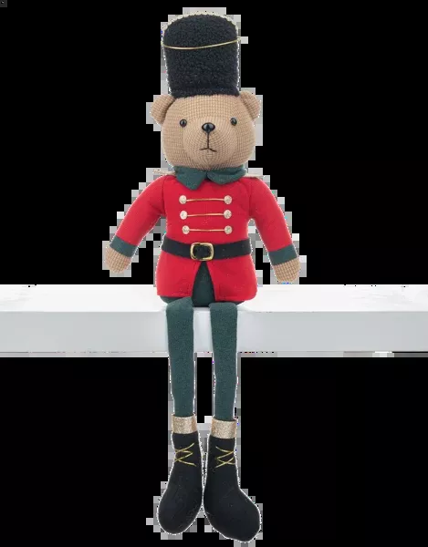 NUTCRACKER BEAR SHELF SITTER