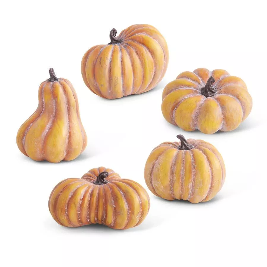 ORANGE RESIN PUMPKIN