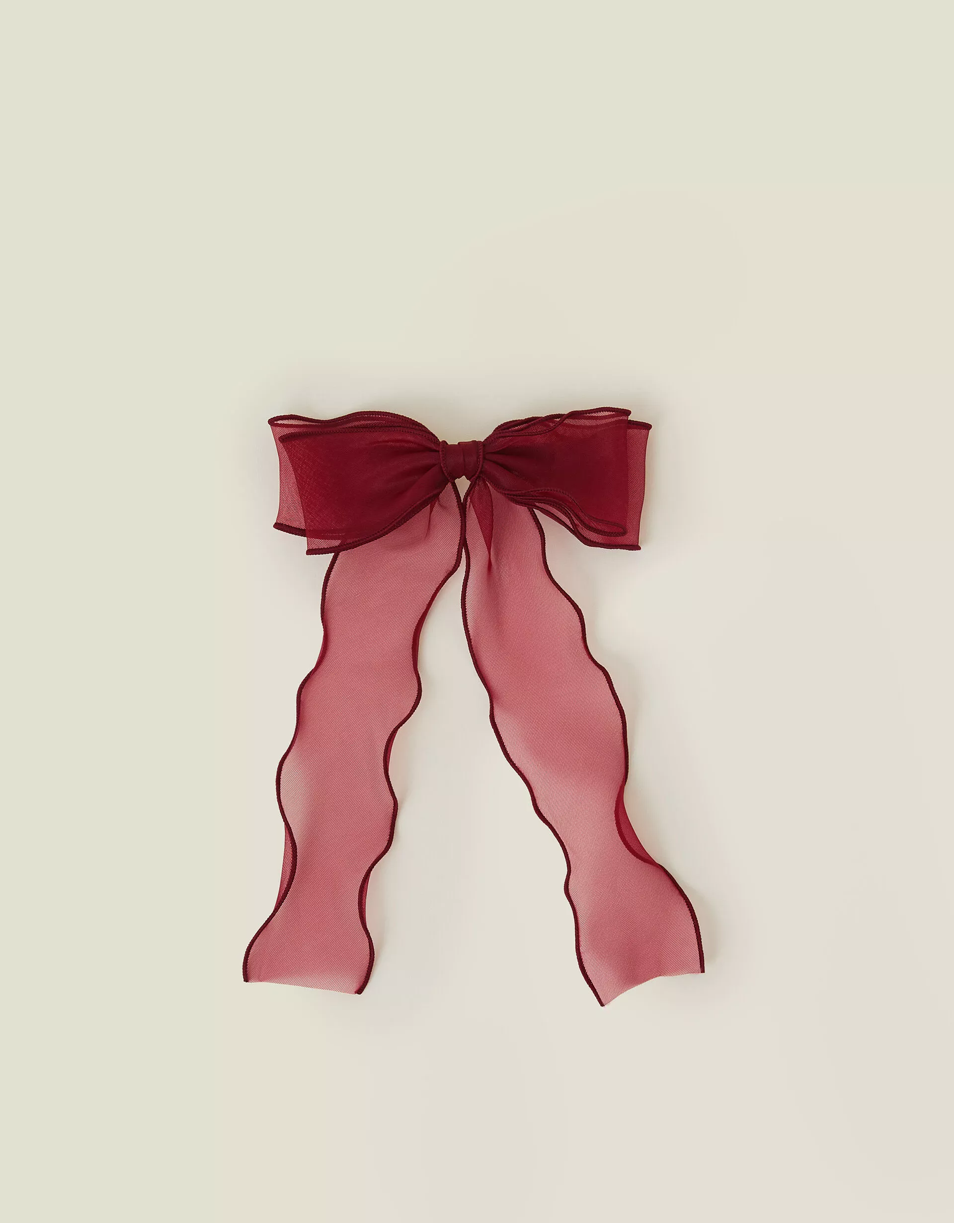 Organza Bow Hair Clip