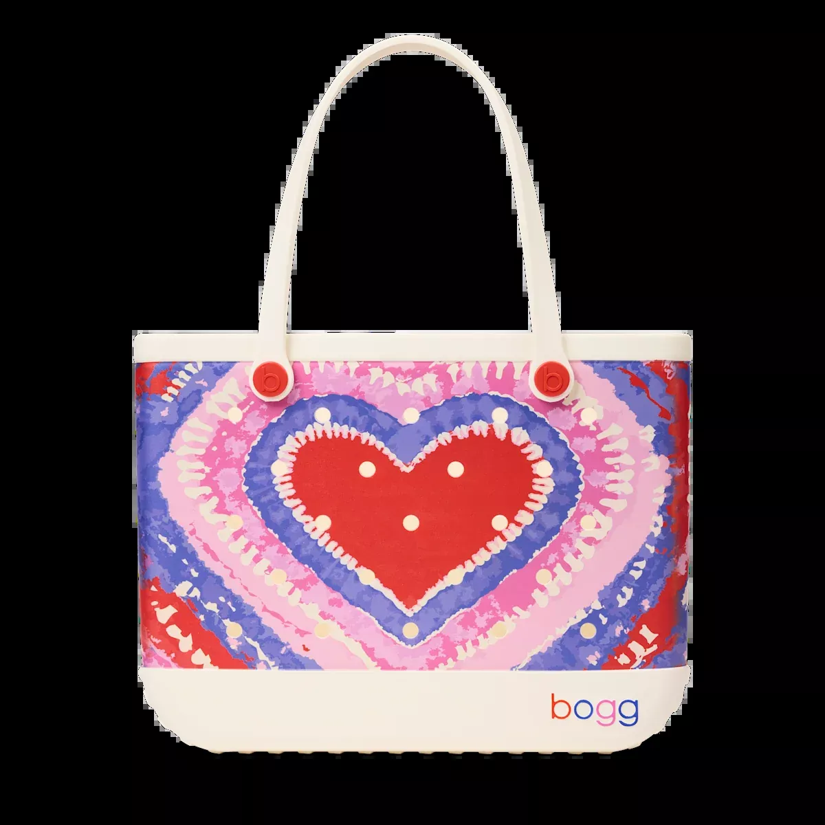 Original Bogg Bag - Dye-licious HeartBuoy Red