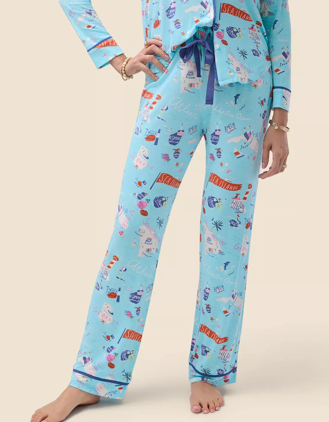 Pajama Pant Sea Islands