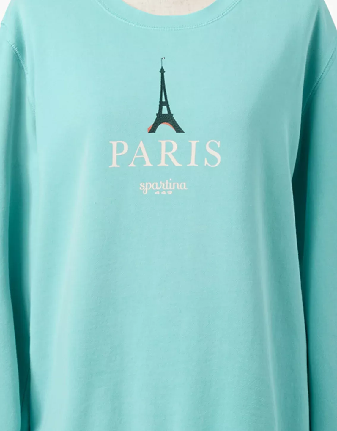 Paris Sweatshirt Mint Eiffel Tower