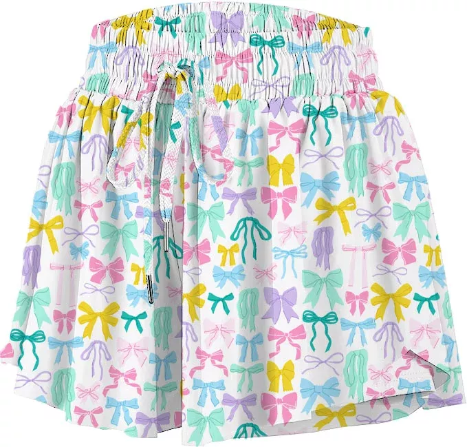 PASTEL BOWS BUTTERFLY SHORTS