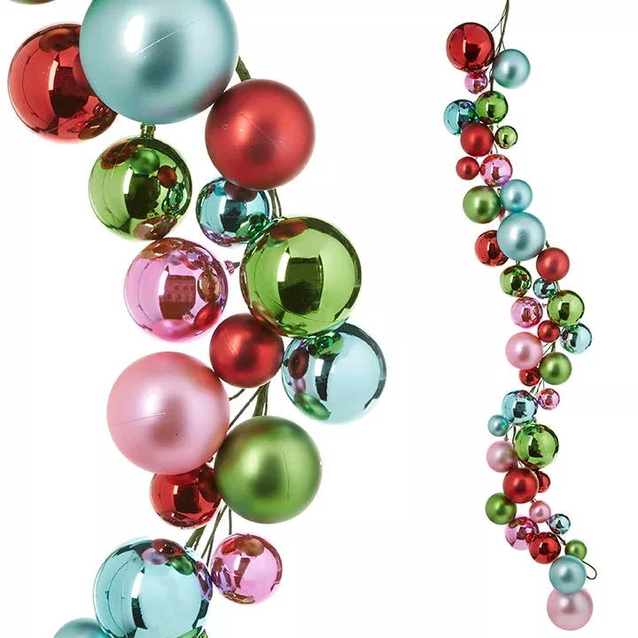 PASTEL MULTICOLOR BALL GARLAND