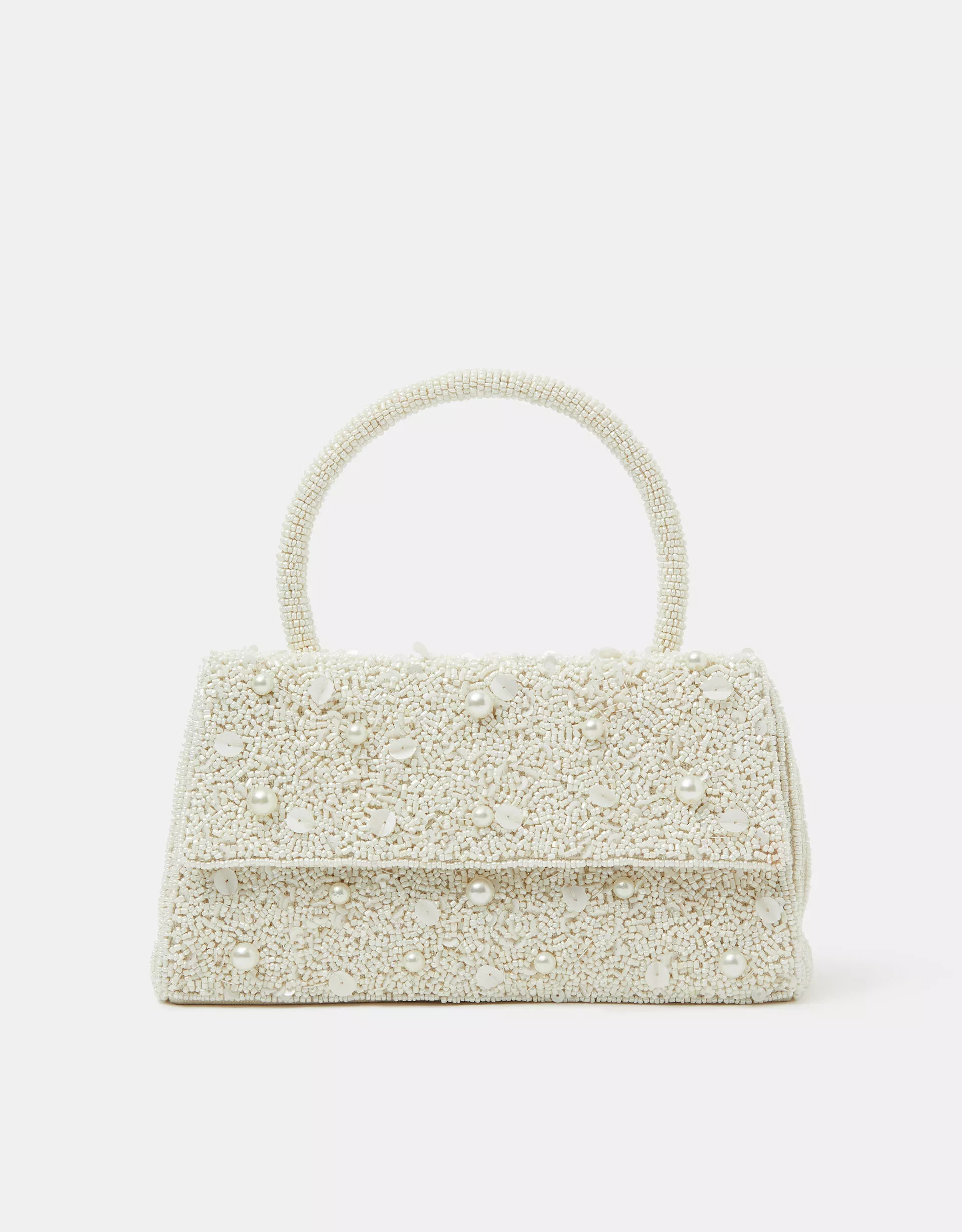 Pearl Beaded Handheld Bag