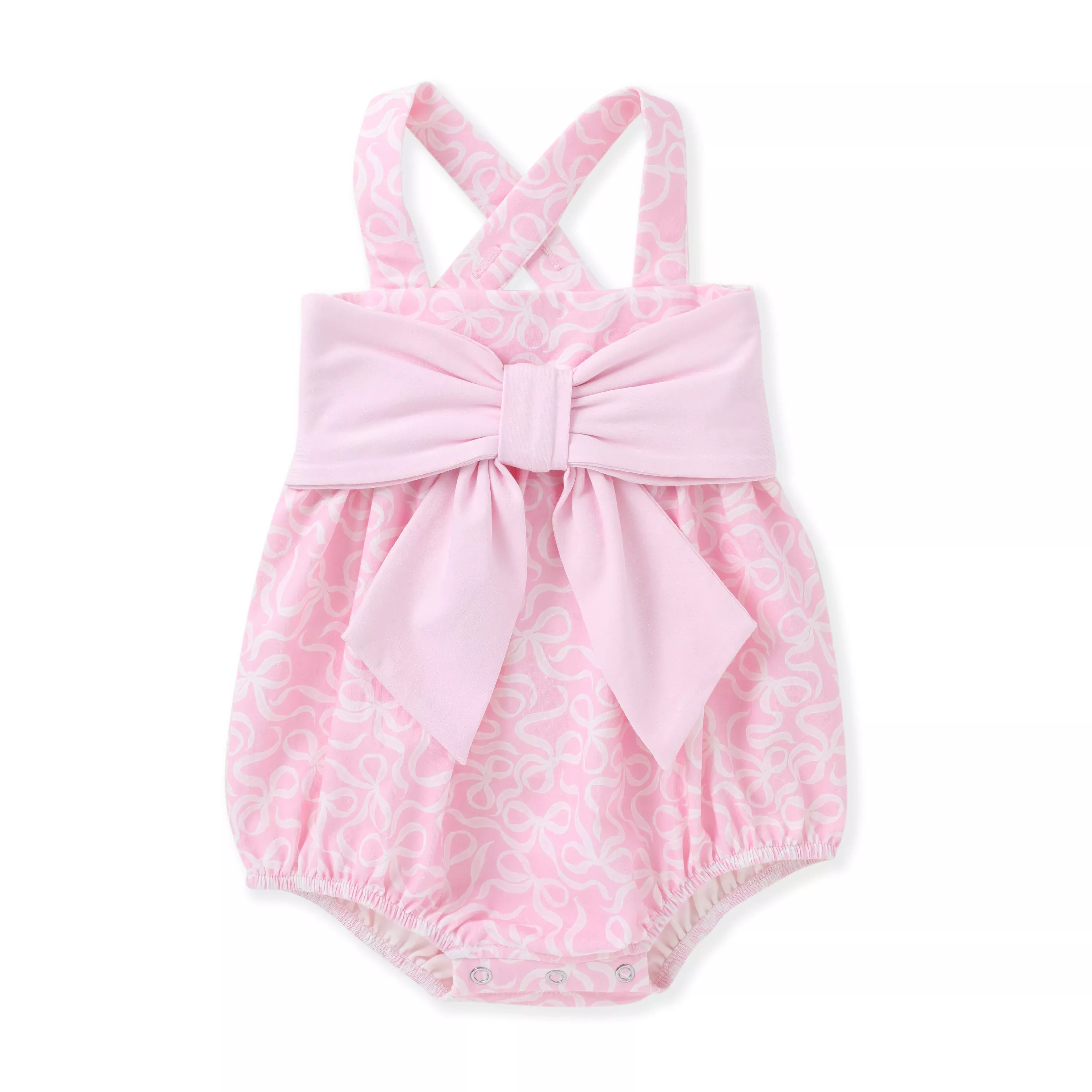PINK COQUETTE BOW FRONT BUBBLE