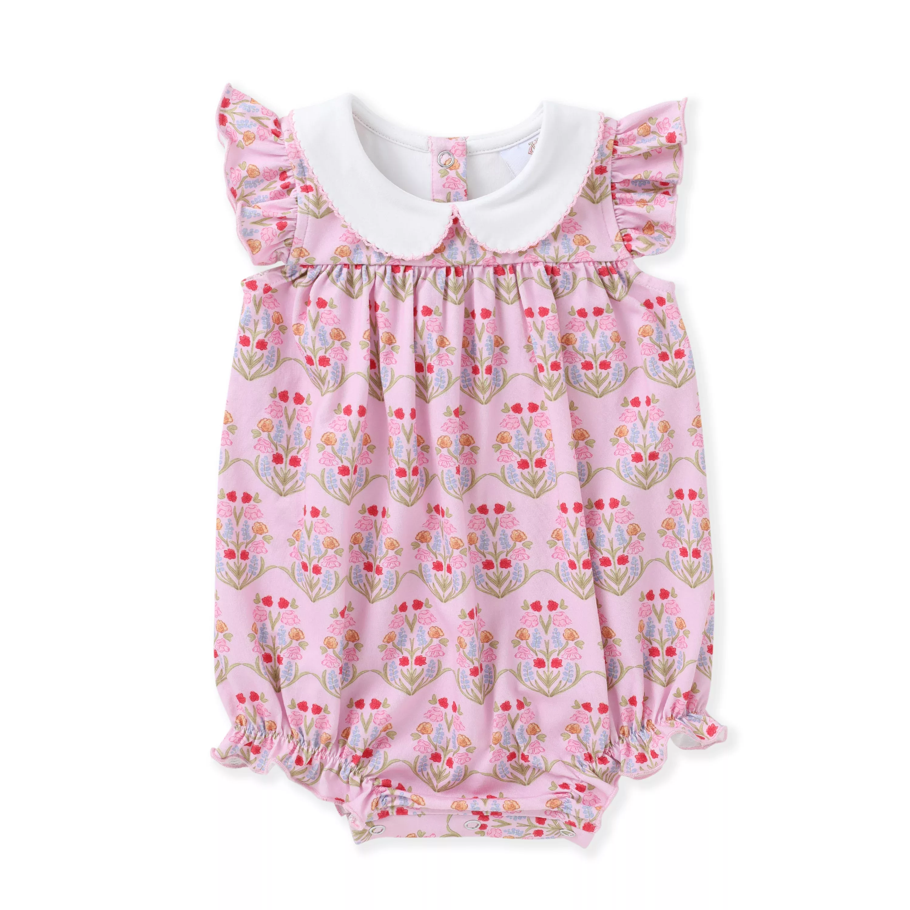 PINK FLORAL BLOCK PROPER FLUTTER BUBBLE