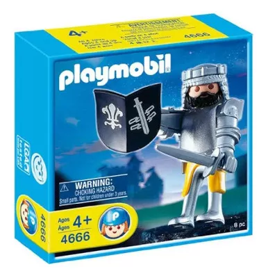 Playmobil Courageous Silver Knight Play Set