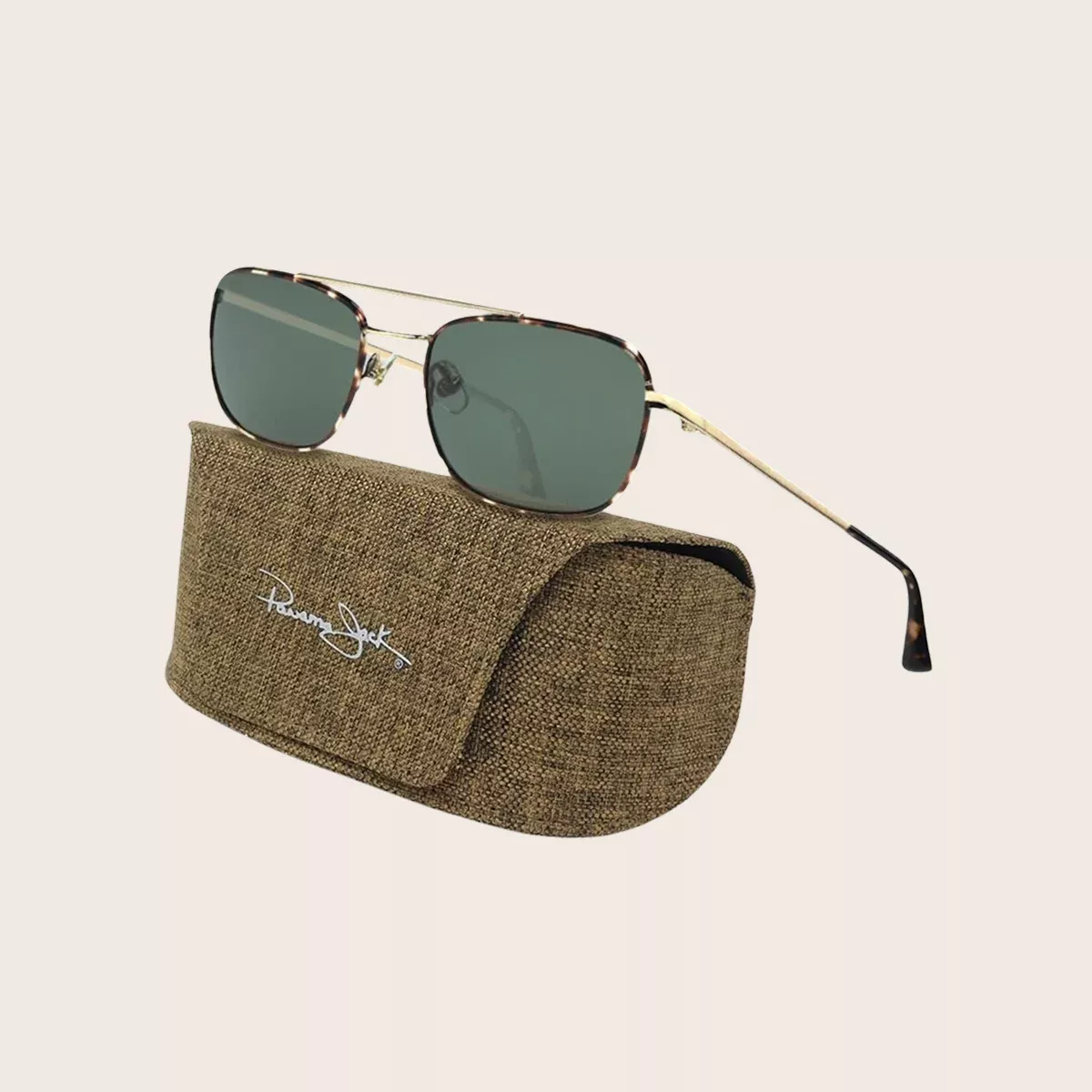 Premium Polarized Metal Square Sunglasses