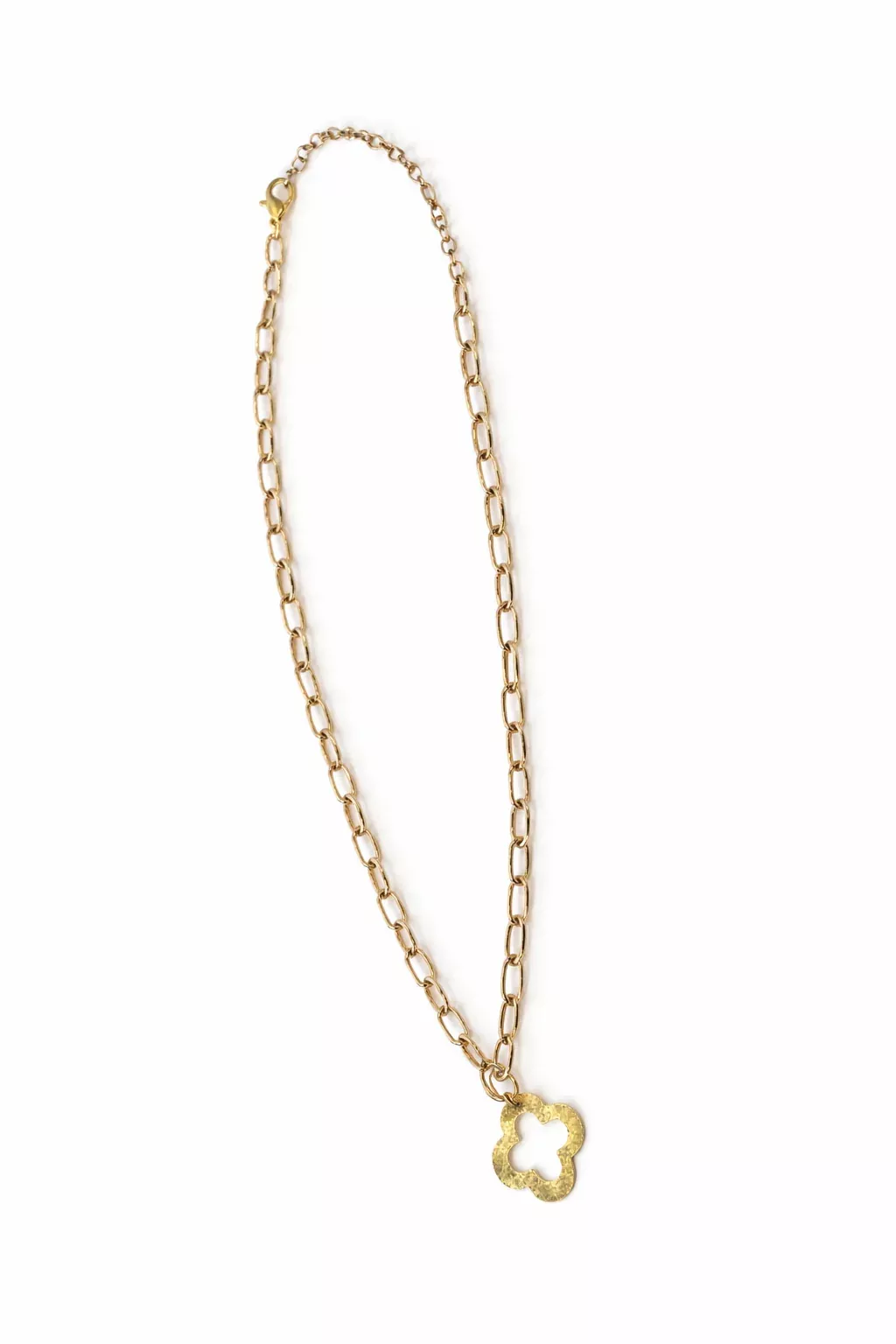 QUATREFOIL CHARM CHAIN NECKLACE