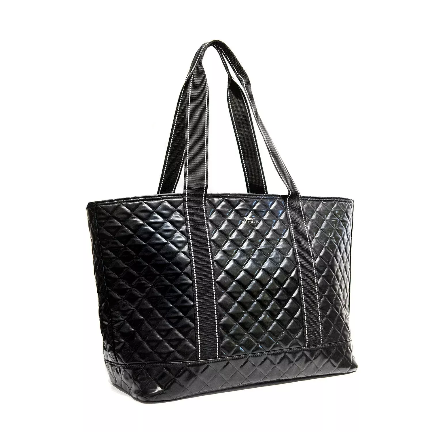 Quilted Woven Tote Large