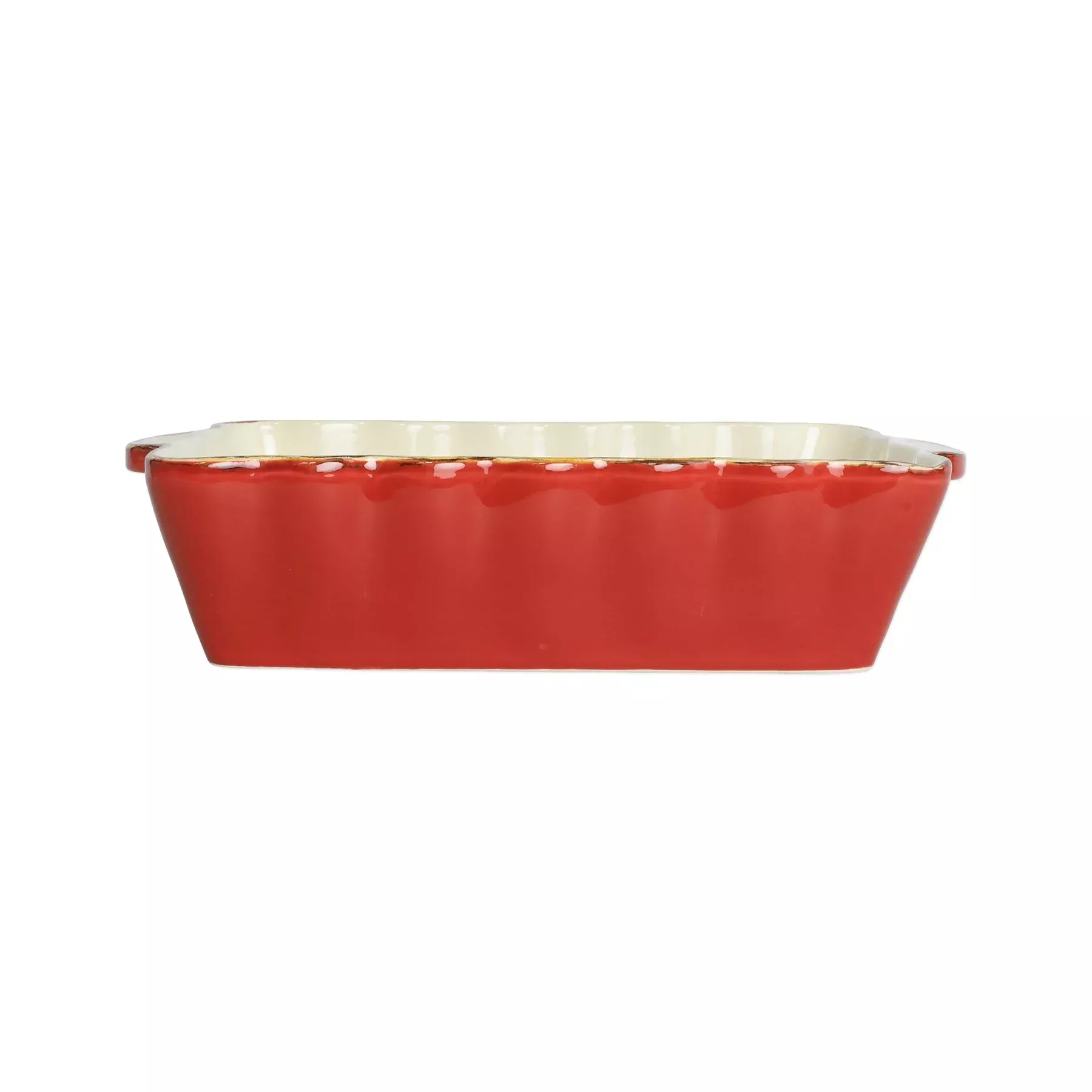 RED RECTANGULAR ITALIAN BAKER