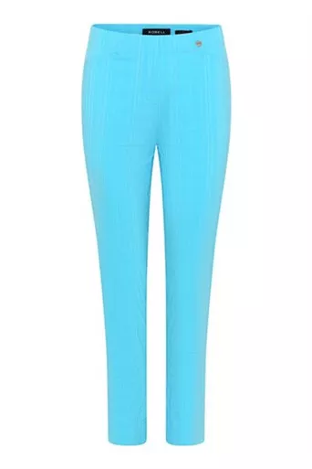 Robell Bella Bright Blue Capri Pants
