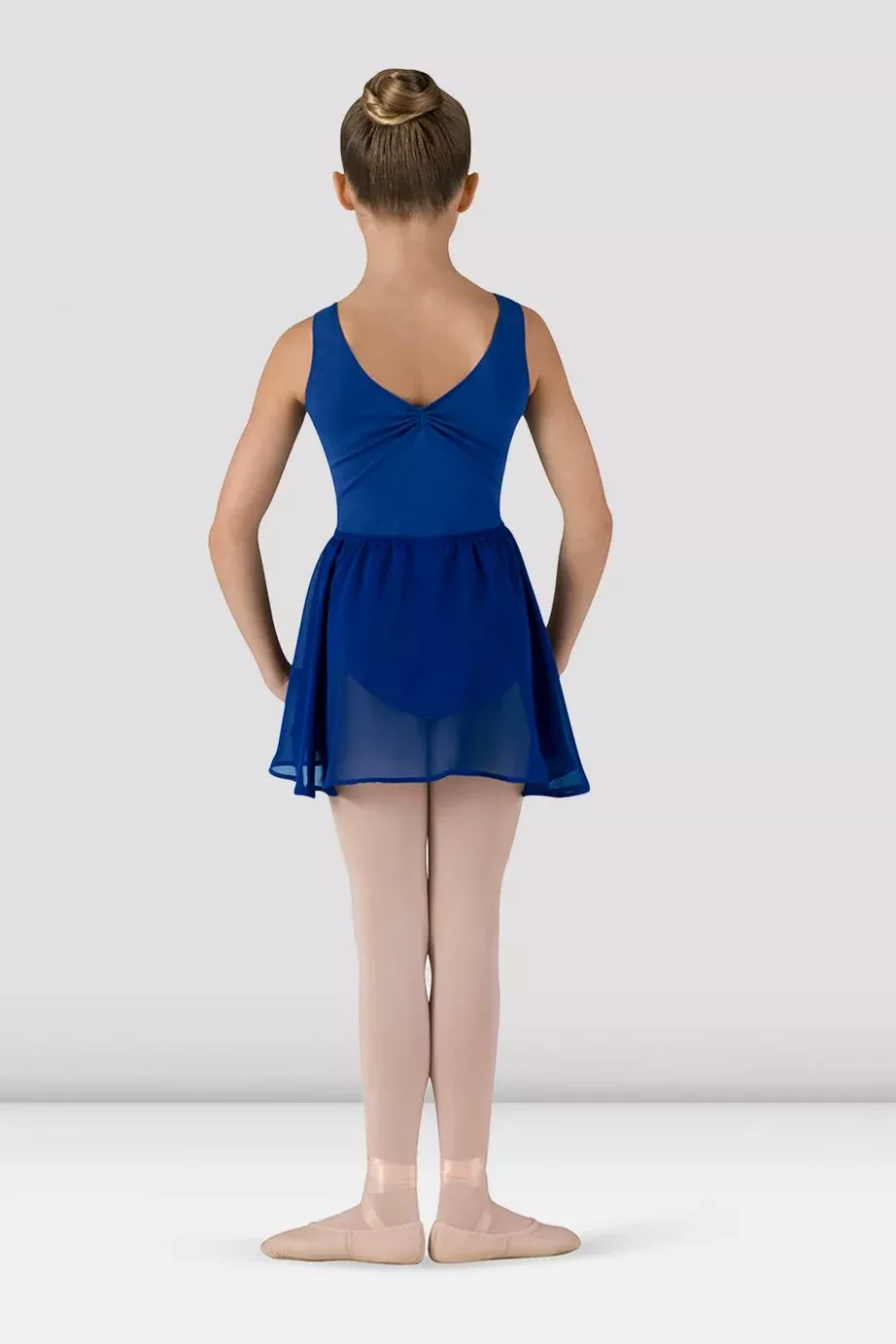 ROYAL BLUE BALLET MOCK WRAP SKIRT