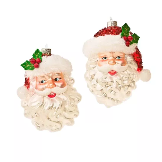 SANTA FACE ORNAMENT