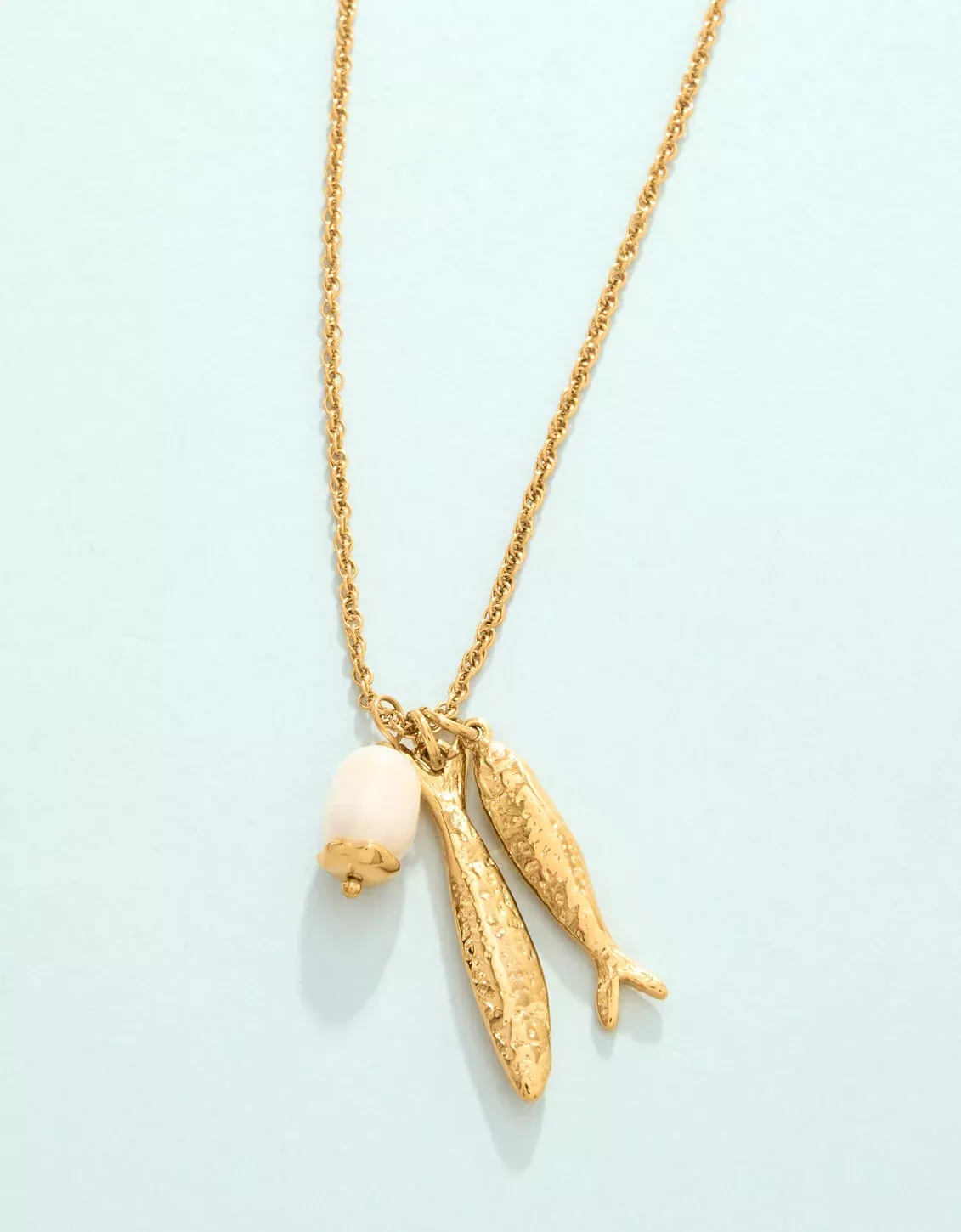 Sardines Necklace 18"