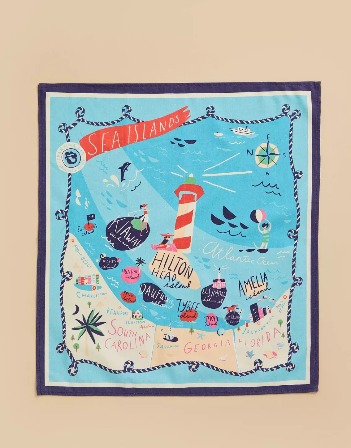 The Sea Islands Dish Towel
