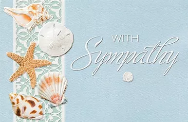 Sea Shell Soiree Sympathy Card
