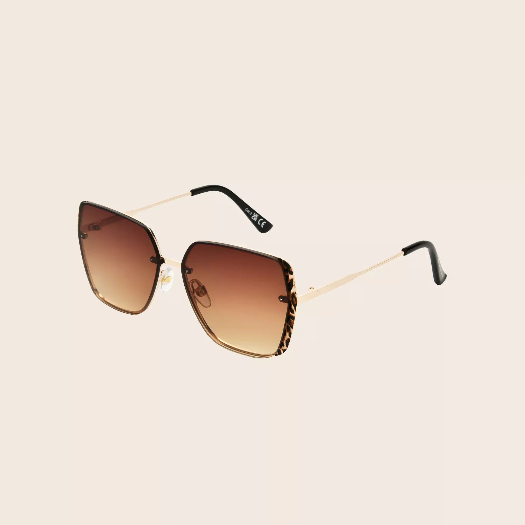 Seren Gold Square Sunglasses