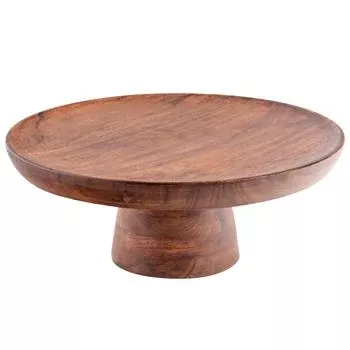 SIERRA WOOD CAKE STAND