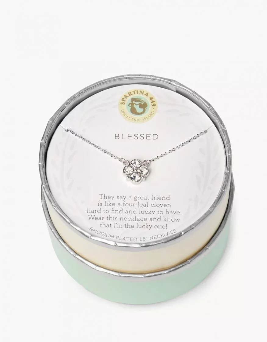 SILVER BLESSED SEA LA VIE NECKLACE
