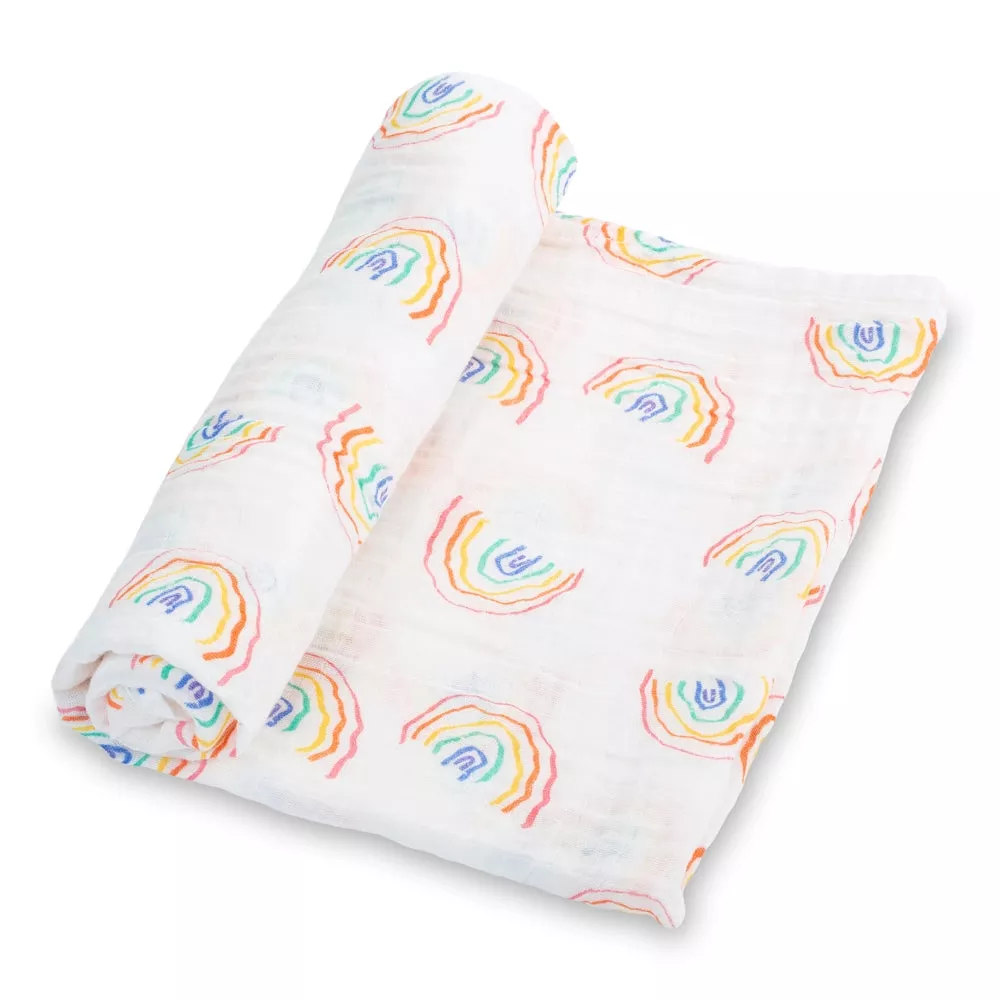 SOMEWHERE OVER THE RAINBOW SWADDLE BLANKET
