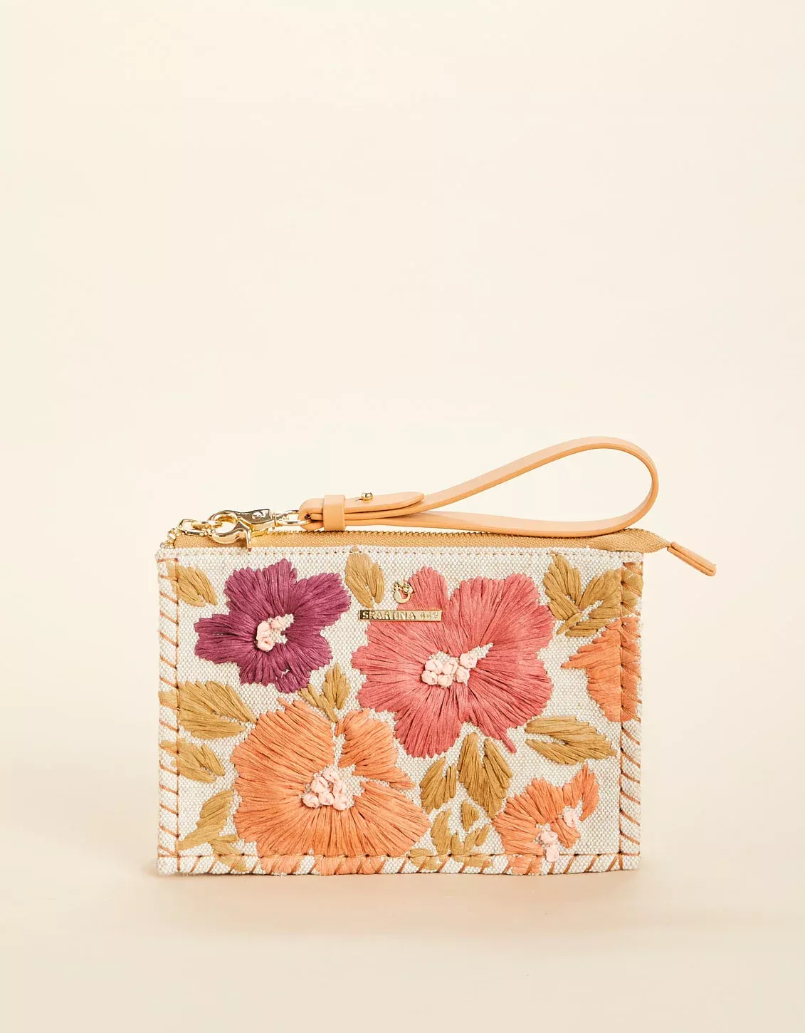 Sophie Raffia Wristlet Multi