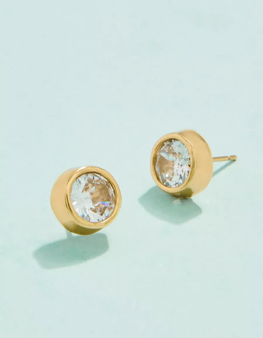 SP LIGHTHOUSE STUD EARRINGS CUBIC ZIRCONIA