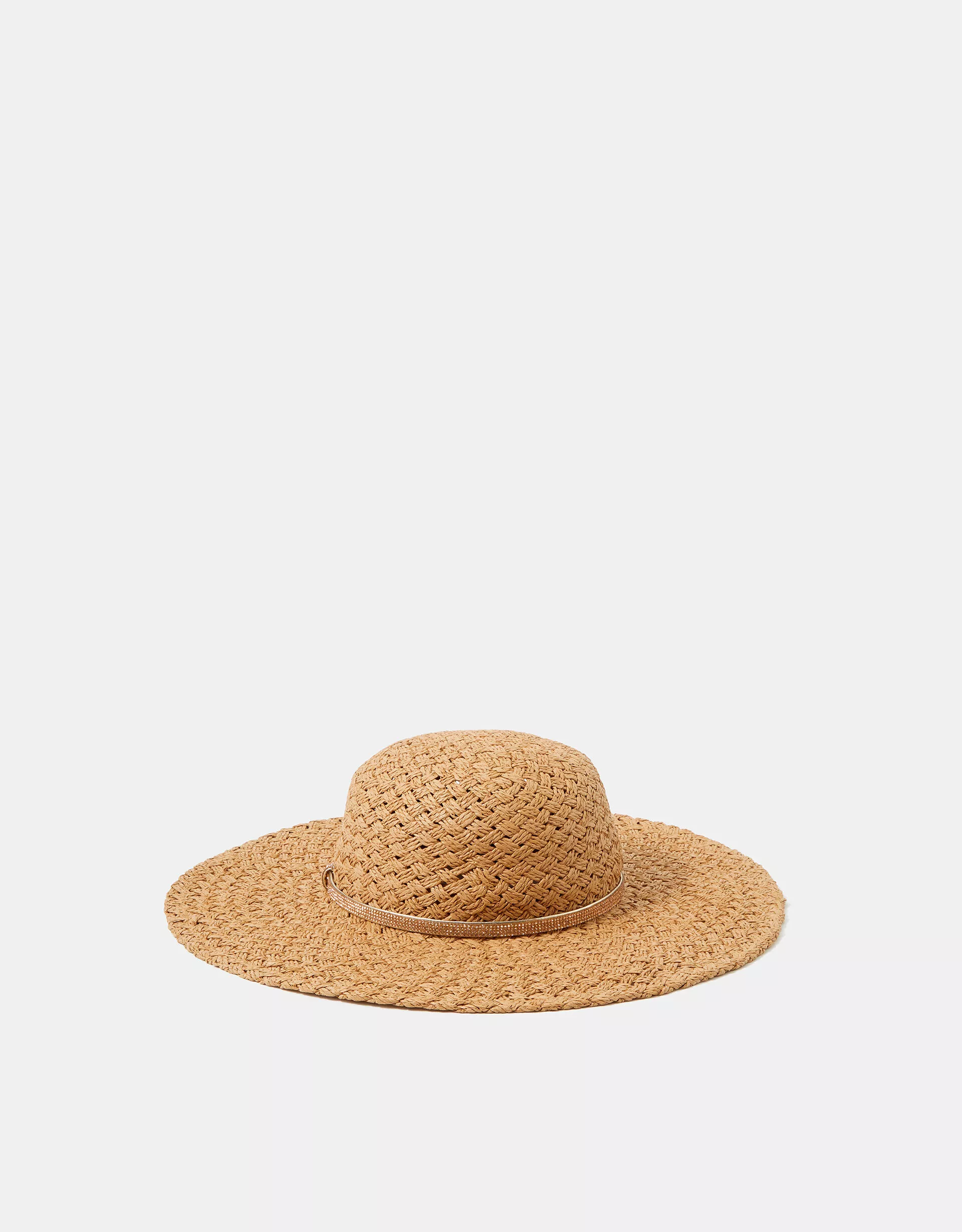 Sparkle Floppy Straw Hat