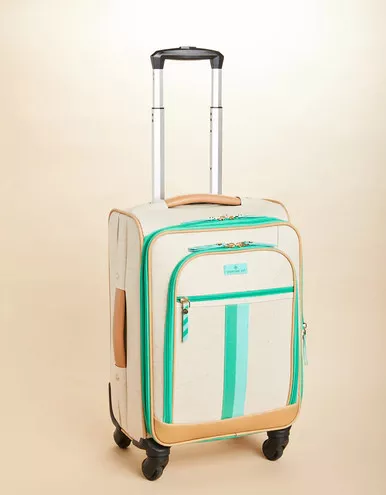 Spartina 449 Armada Flax Rolling Expandable Suitcase