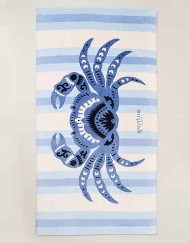 Spartina 449 Blue Crab Beach Towel
