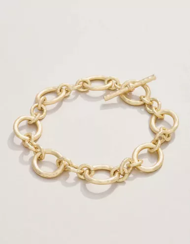 Spartina 449 DeVaul Gold Link Toggle Bracelet