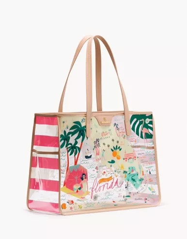 Spartina 449 Florida Clear Beach Tote Bag
