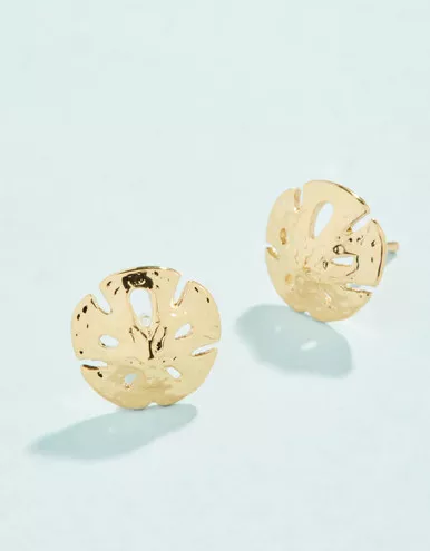 Spartina 449 Gold Sand Dollar Stud Post Earrings