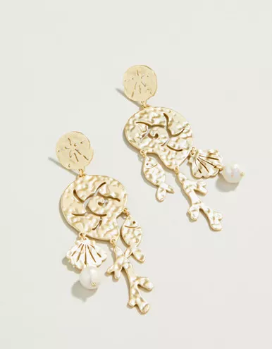 Spartina 449 Gold Seaside Dangle Earrings