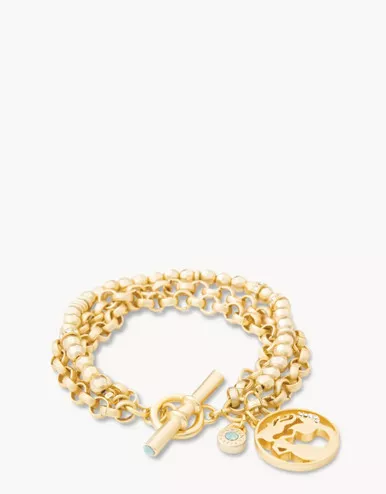 Spartina 449 Mermaid Logo Toggle Chain Bracelet