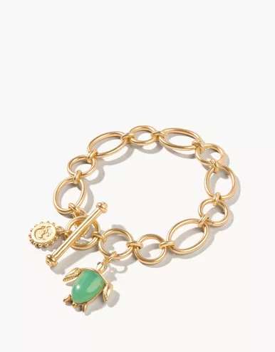 Spartina 449 Sea Turtle Toggle Chain Bracelet