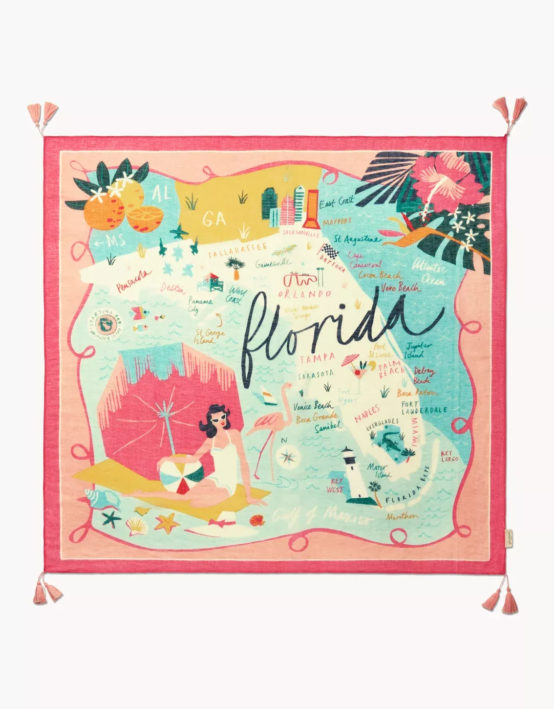 Square Scarf Florida