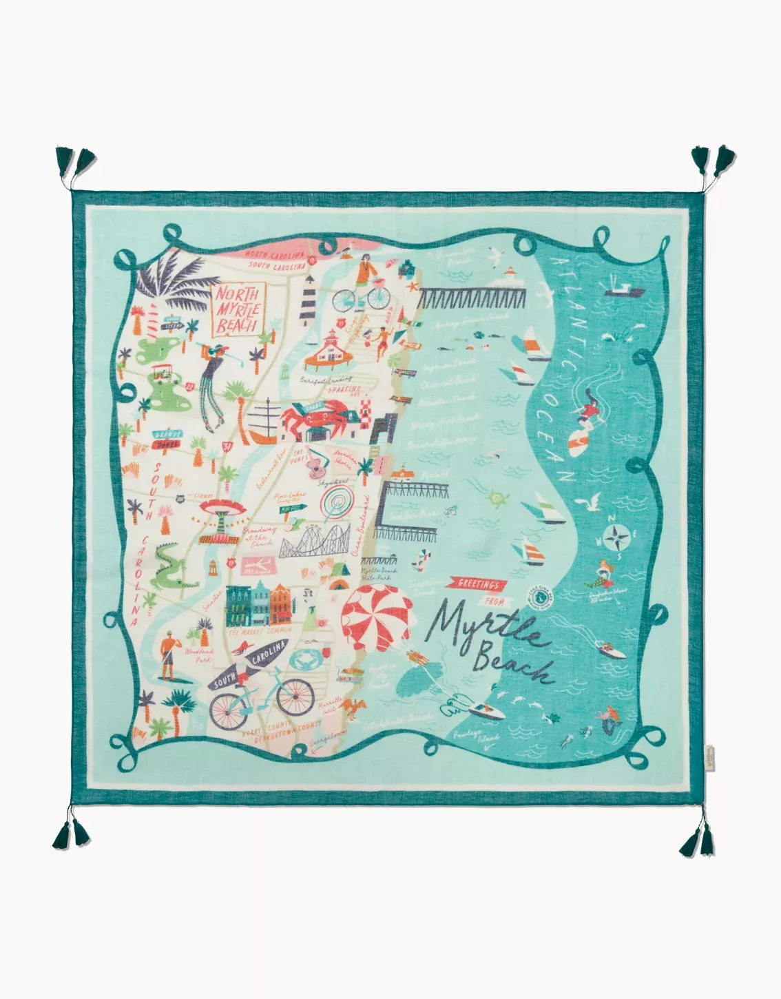 Square Scarf Myrtle Beach