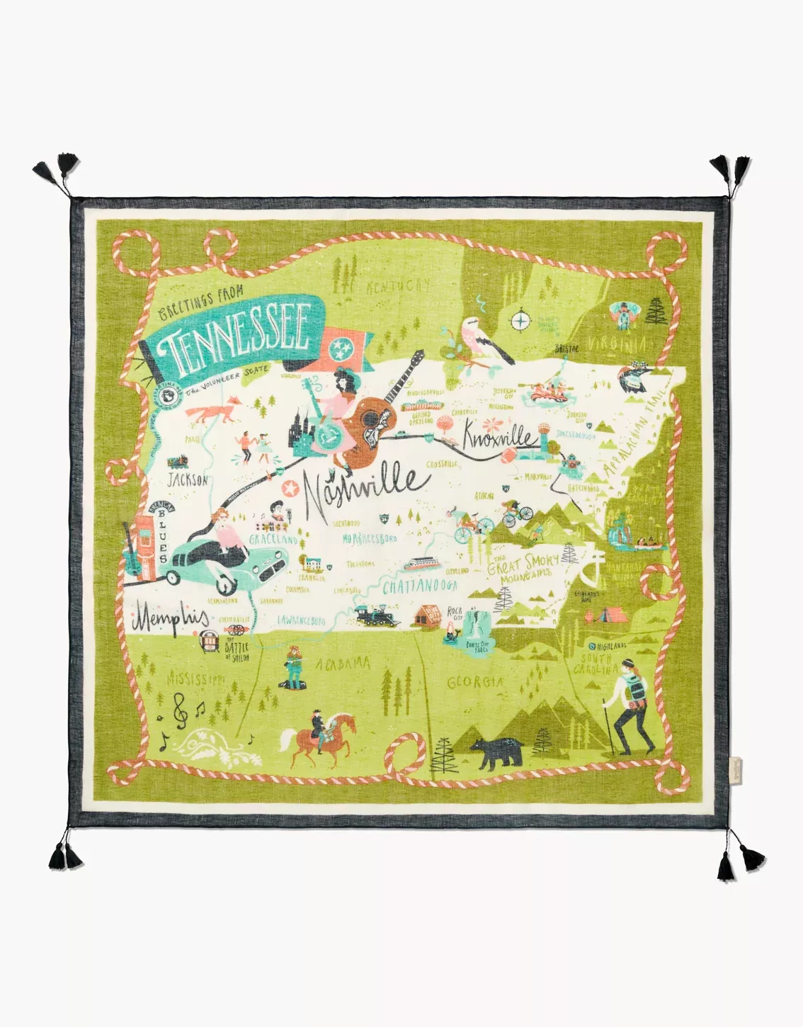 Square Scarf Tennessee
