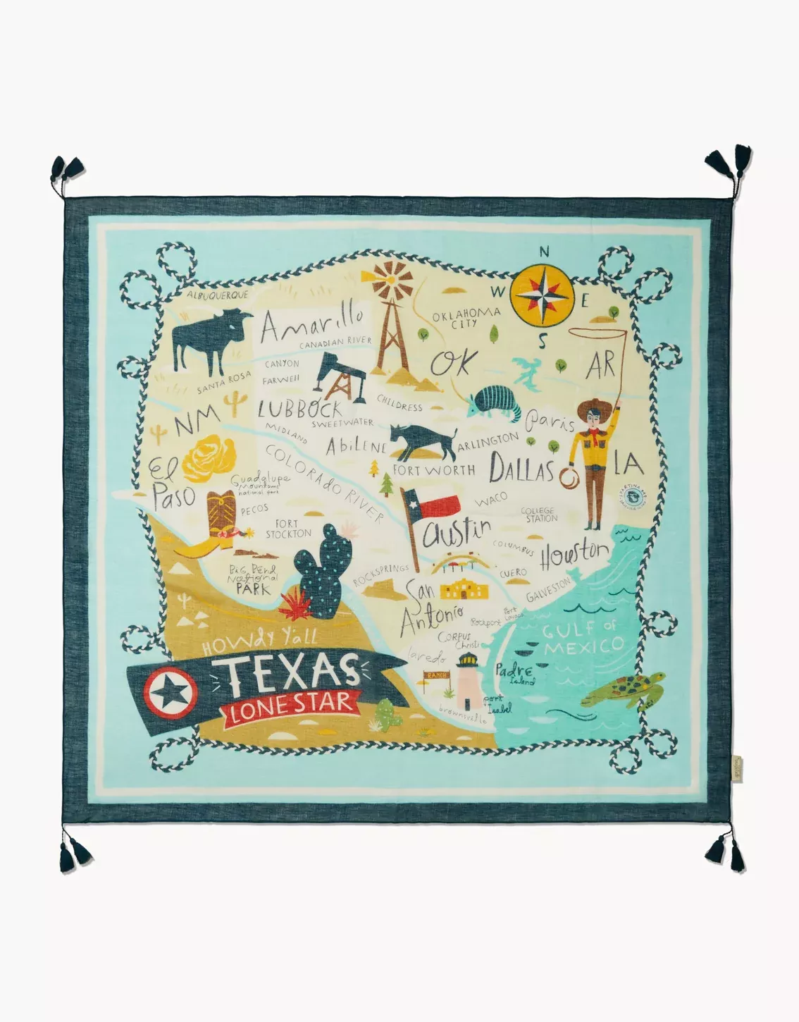 Square Scarf Texas