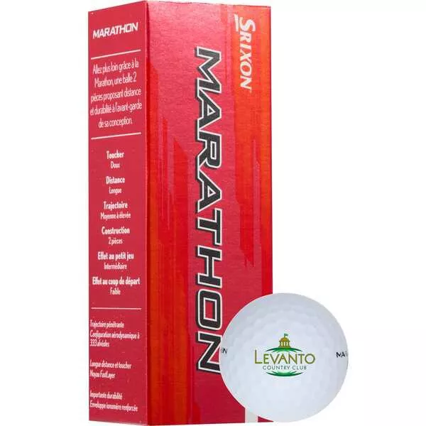SRIXON 9902-02- White- SRIXON Marathon Golf Balls - 3 Pack