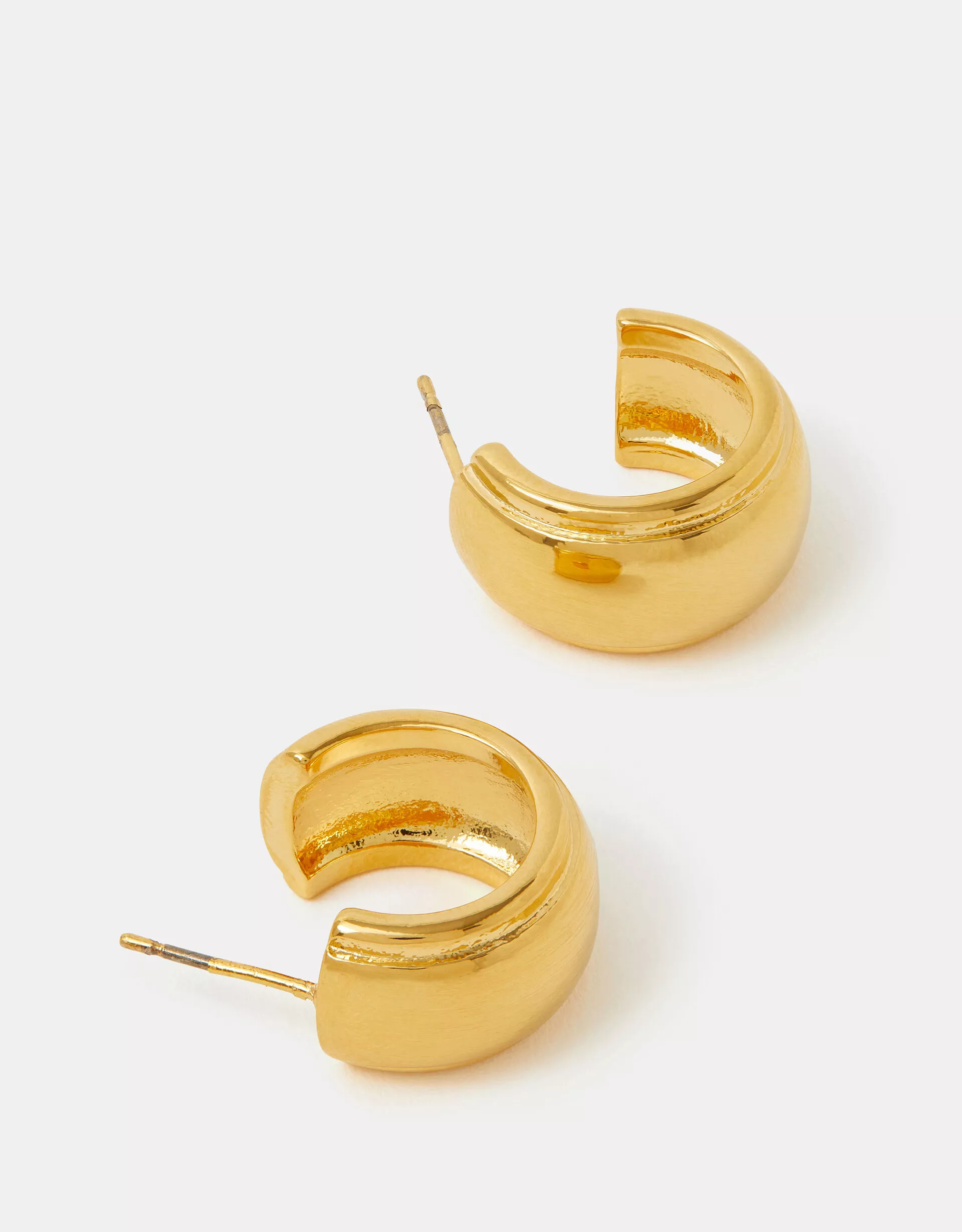 Stainless Steel Mini Chunky Hoop Earrings