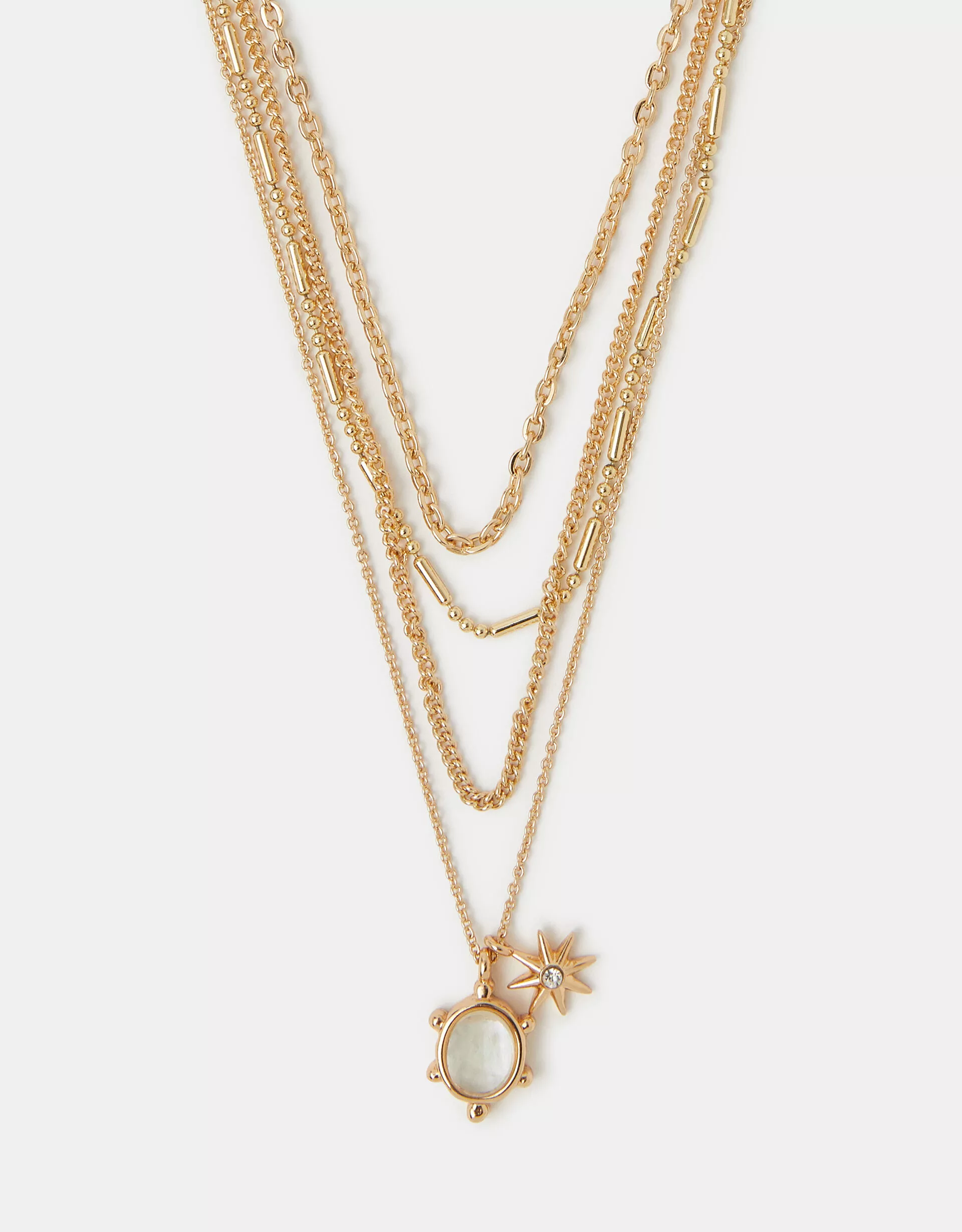 Star Pendant Layered Necklace