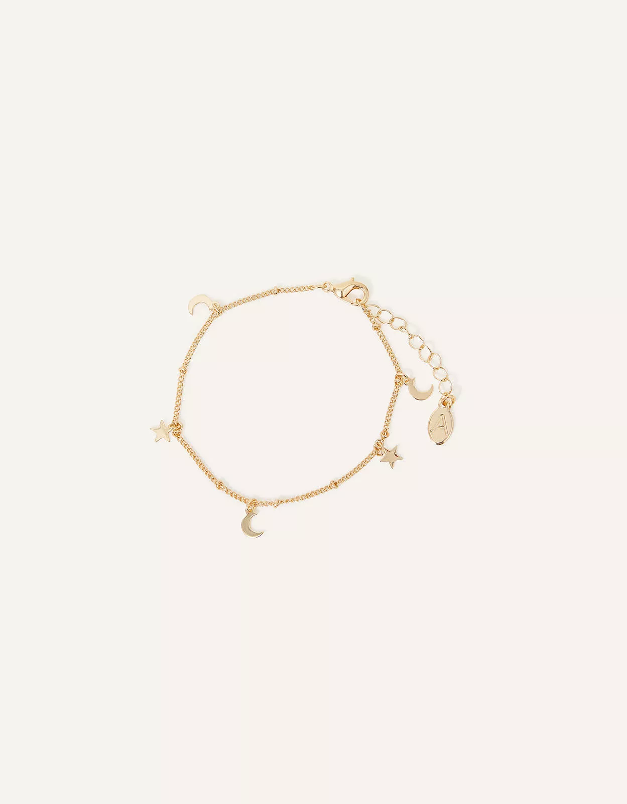 Stars and Moon Bracelet Gold