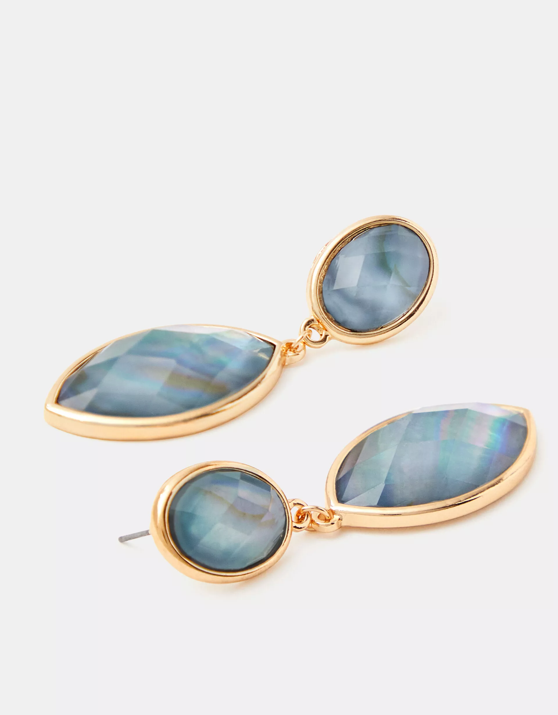 Statement Resin Stone Drop Earrings